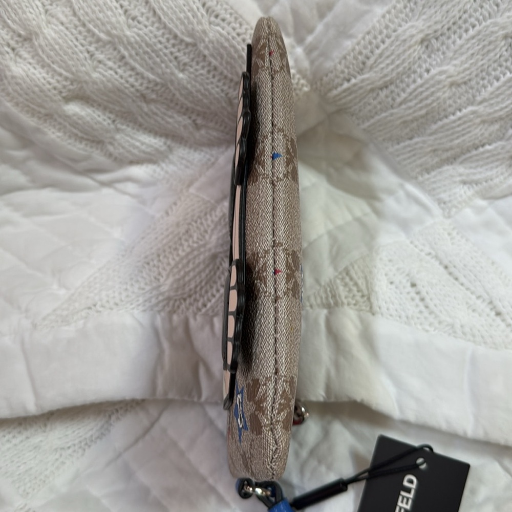 Karl Lagerfeld Paris Maybelle SLG Zip Wristlet - Picture 8 of 13